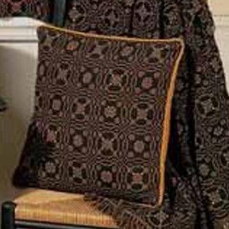 Black Mustard Lover㦙??S Knot Jacquard Afghan AF130011 - The Fox Decor